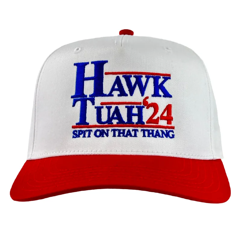 Beanies & headbands for bold feels-HAWK TUAH 24 SPIT ON THAT THANG BALL CAP Trucker Cap Custom Embroidered