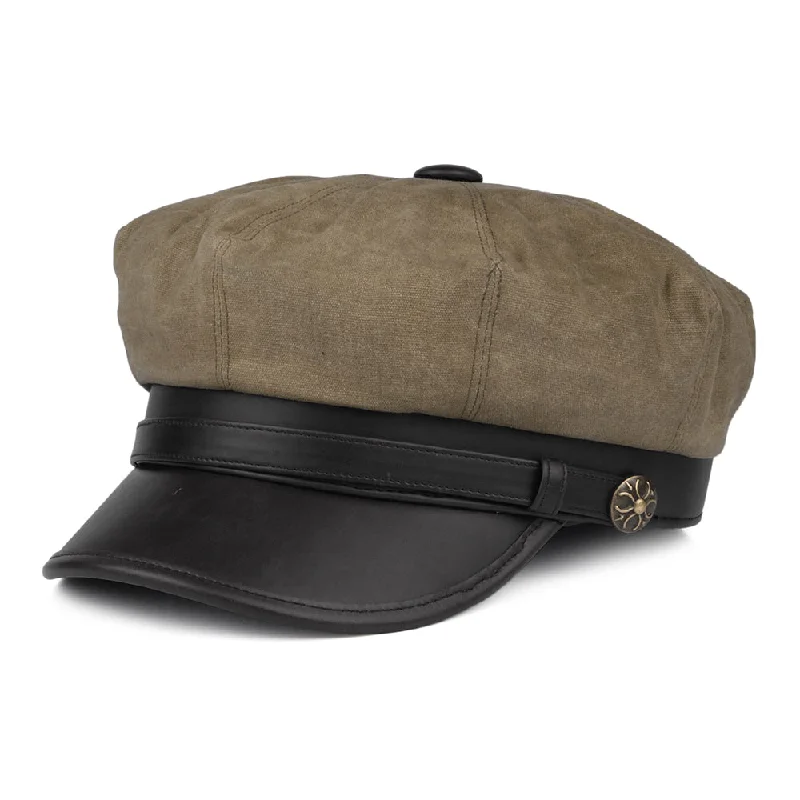 Beanies & headbands for box keeps-Rebel Motorcycle Cap - British Tan