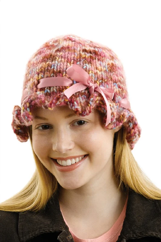 Beanies & headbands for self love-Flapper Cloche Pattern (Knit)