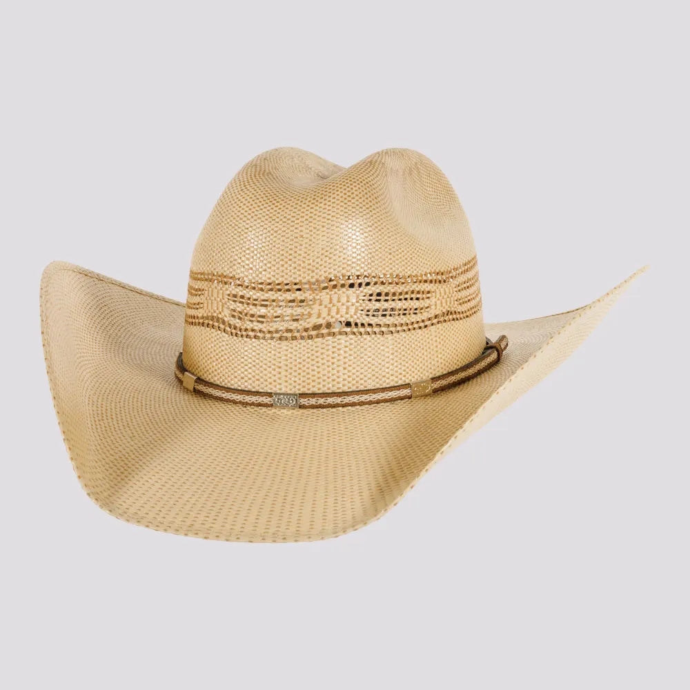 Womens Hats with wave designs-Deuce | Womens Bangora Straw Cowgirl Hat