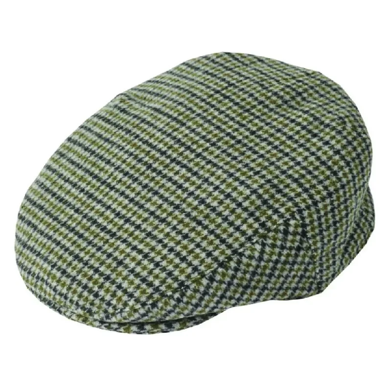 Wool hats for retro vibe-Failsworth Norwich Flat Cap Wool Blend #160 Olive