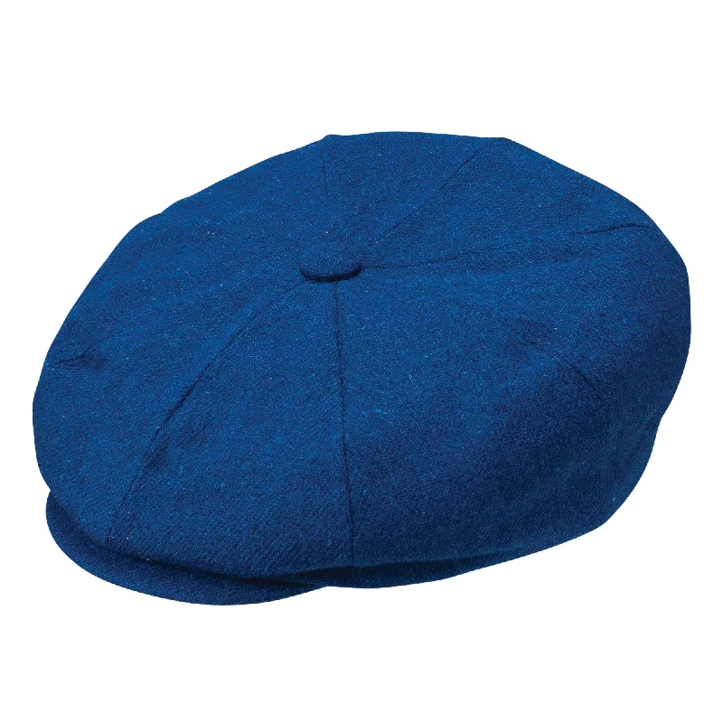 Wool hats for pet style-Dobbs Chap Wool Flat Cap