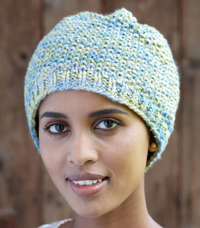 Beanies & headbands for car rides-High Tide Hat Pattern (Knit)