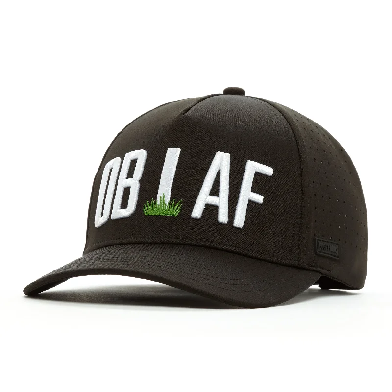 Beanies & headbands for home vibes-OB AF - Performance Golf Hat - Snapback