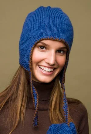 Beanies & headbands for green life-Earflap Hat (Knit) - Version 2