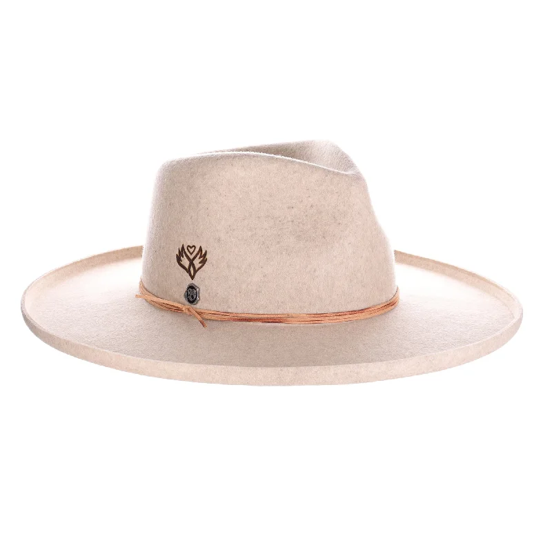 Wool hats for staycations-Biltmore The Bones Flat Brim Wool Fedora