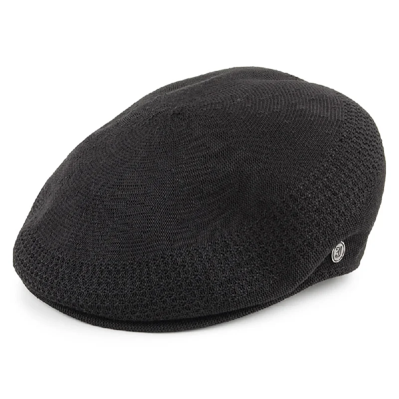 Beanies & headbands for solo purchases-Summer Flat Cap - Black