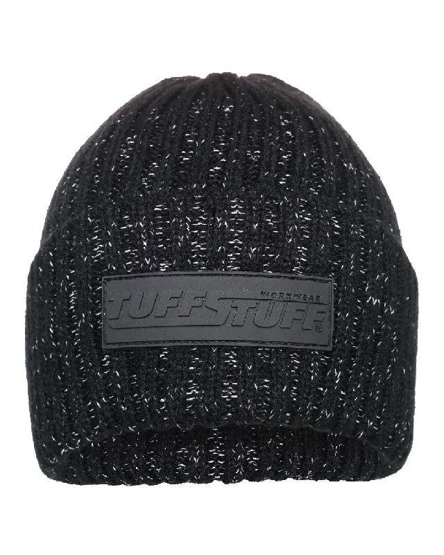 Beanies & headbands for pure fibers-Tuffstuff Logo Knit Beanie