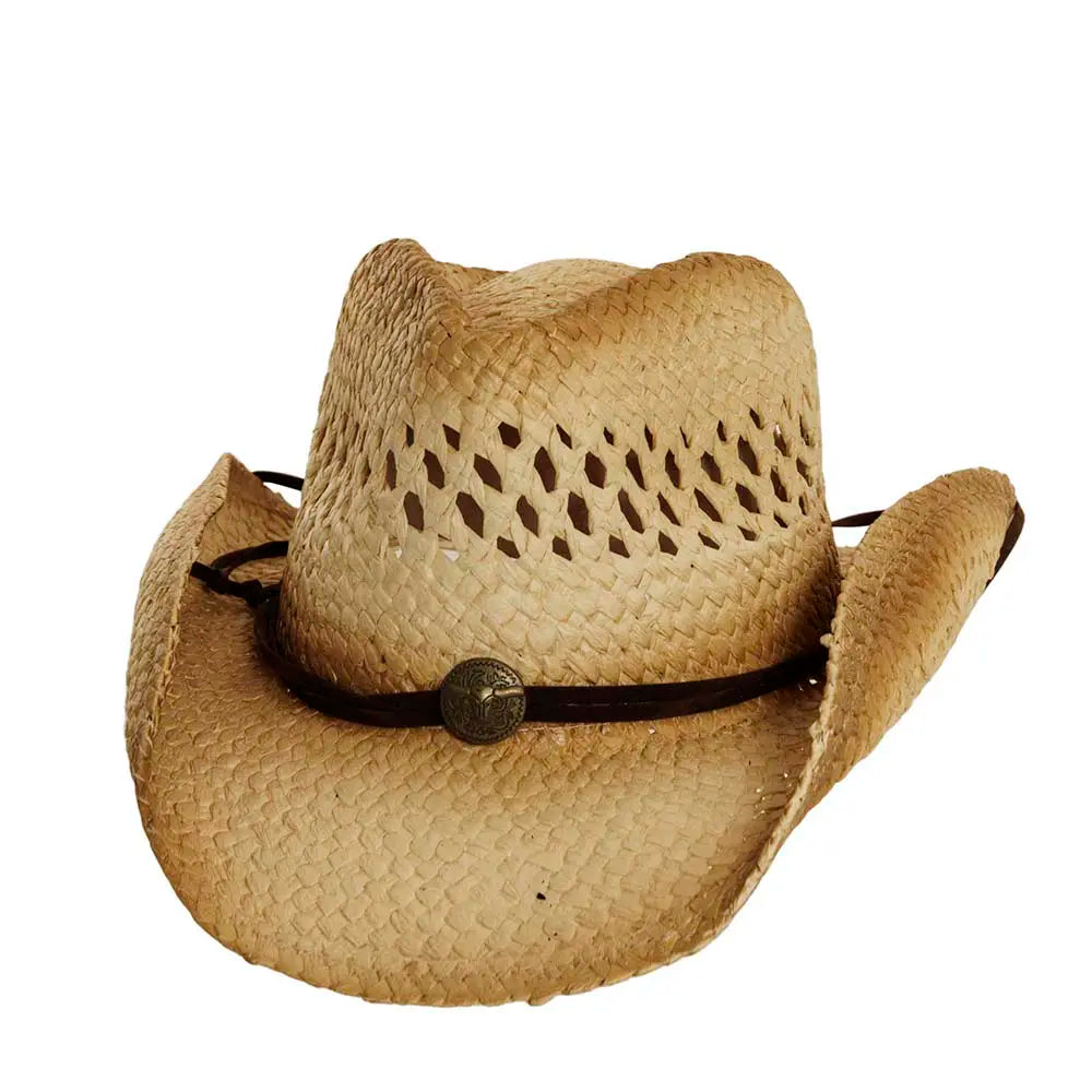 Womens Hats for twilight feasts-Sundance | Womens Toyo Straw Cowgirl Hat