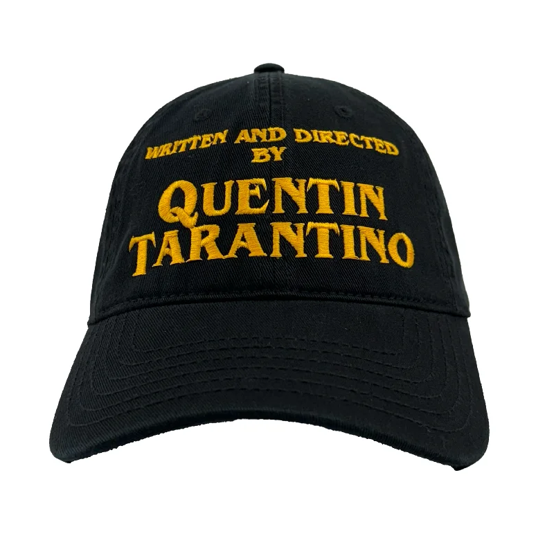 Beanies & headbands for all times-Written and Directed by Quentin Tarantino Dad Hat Custom Embroidered