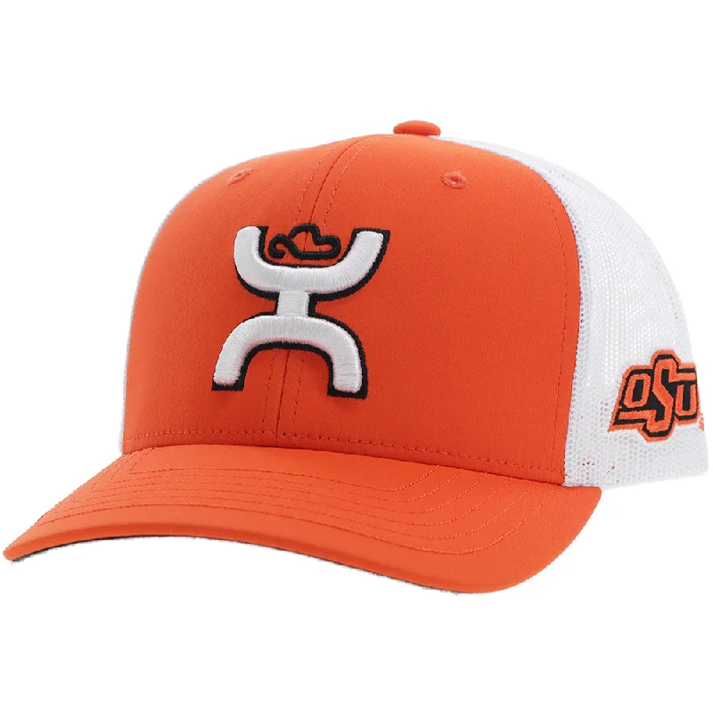 Beanies & headbands for designer picks-Oklahoma State University Orange/White w/ Hooey Logo