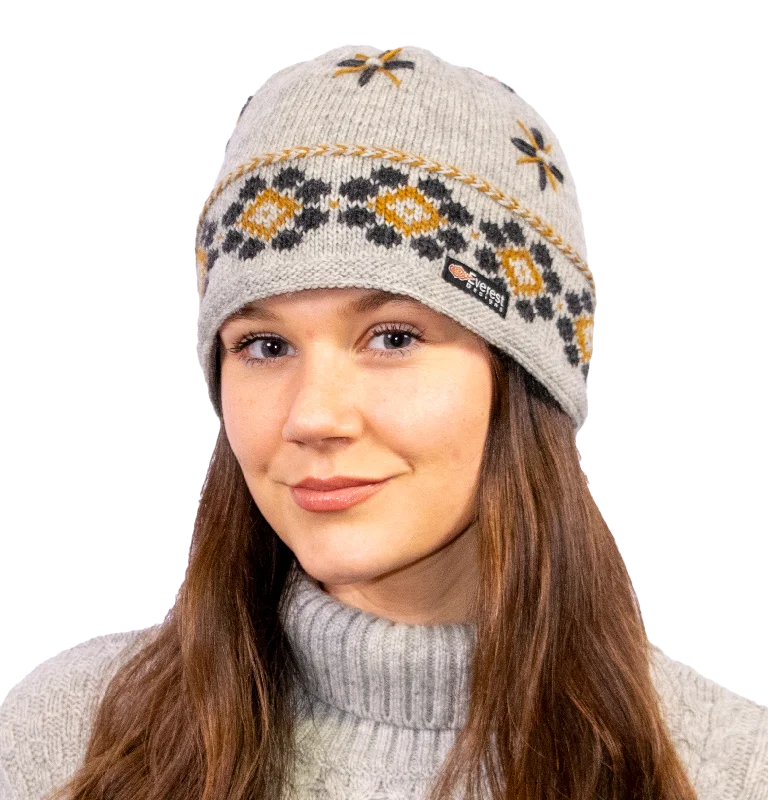 Beanies & headbands for vacation trips-Daisy Beanie