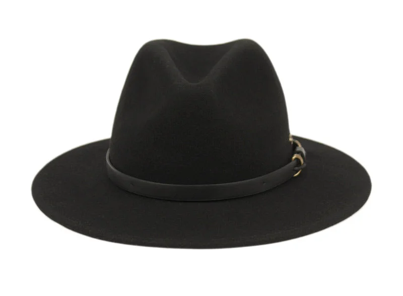 Wool hats cruelty-free-Wool Felt Fedora Hats | Leather Band | Epoch Men's