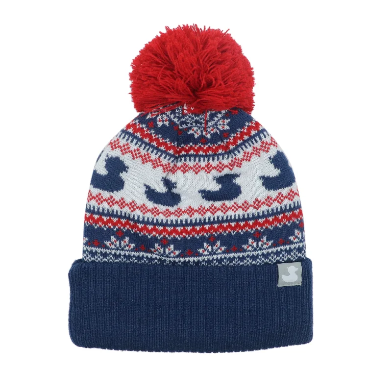 Beanies & headbands for big souls-2024 YOUTH Madaket: Nantucket Winter Hat (Navy Nordic)