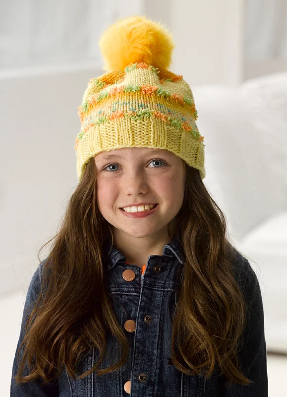 Beanies & headbands for wild hearts-Jazzy Knit Hat Pattern - Version 1