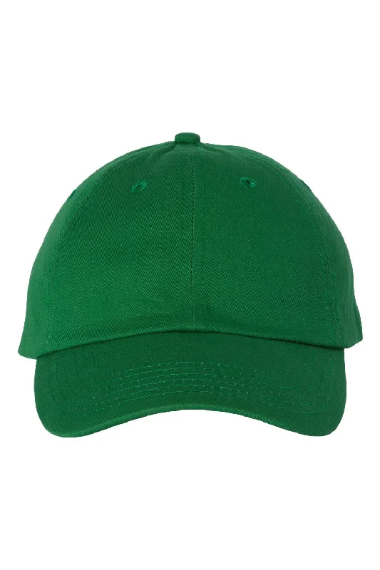 Mens hats with jest designs-Mens hats in seersucker material-Valucap Mens Adult Bio-Washed Classic Adjustable Dad Hat - Kelly Green