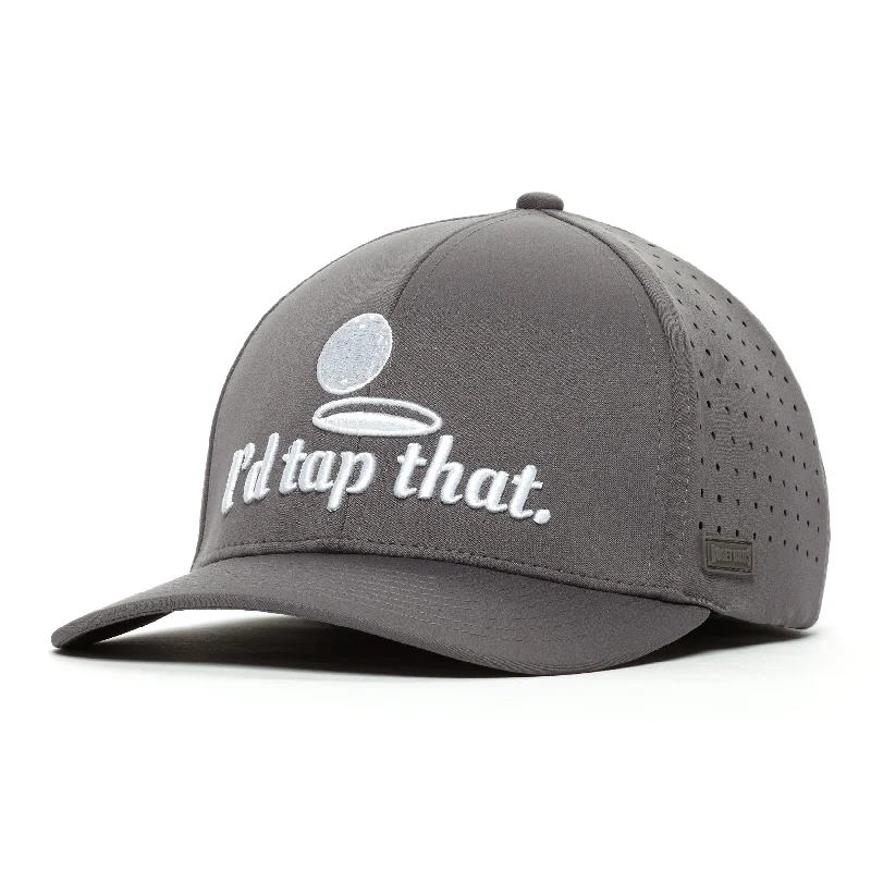 Beanies & headbands for health fights-I'd Tap That - Performance Golf Hat - Stretch Fit