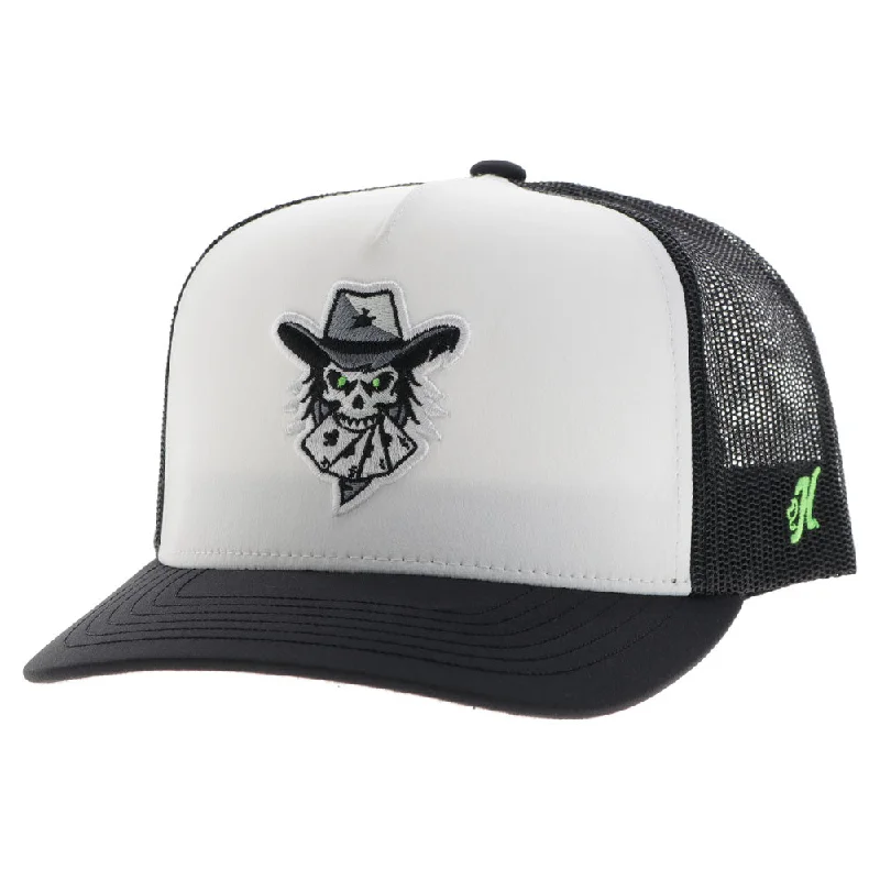 Beanies & headbands for larger fits-"Austin Gamblers" Hat White/Black w/Black & White logo