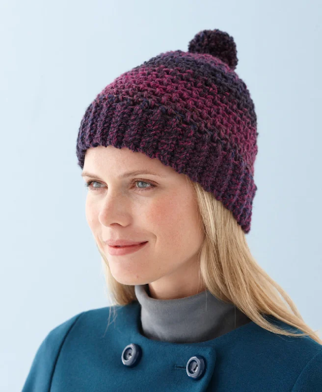 Beanies & headbands for film binges-Pom-Pom Hat (Crochet)