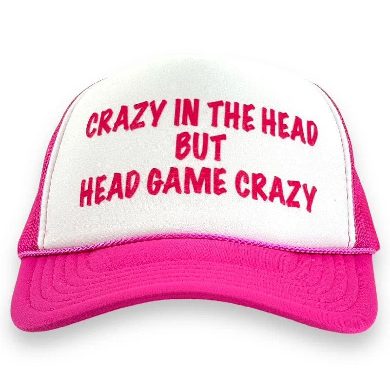 Beanies & headbands for game plays-CRAZY IN THE HEAD BUT HEAD GAME CRAZY HAT CUSTOM PRINTED