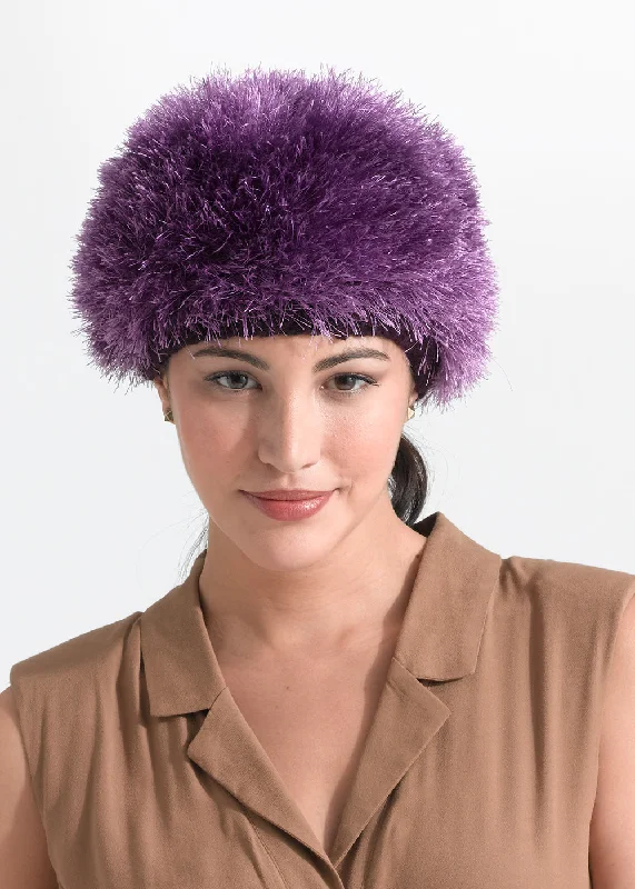 Beanies & headbands for mix styles-Purple Haze Beret (Knit)