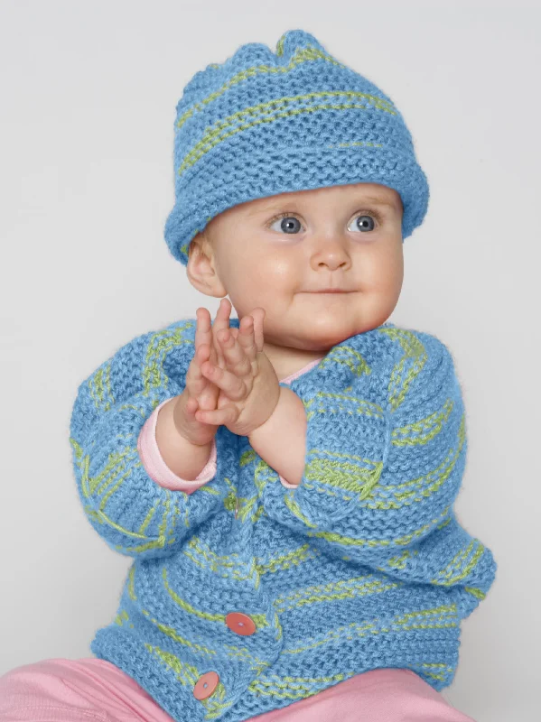 Beanies & headbands for show pieces-Easy Peasy Sweater Set Pattern (Knit)