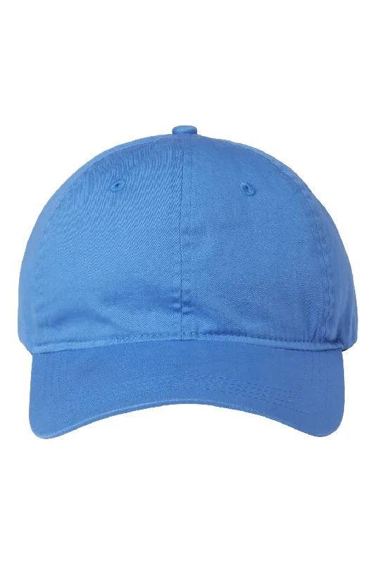 Mens hats with chunky fabric-Mens hats with artistic design-The Game Mens Ultralight Twill Adjustable Hat - Slate Blue