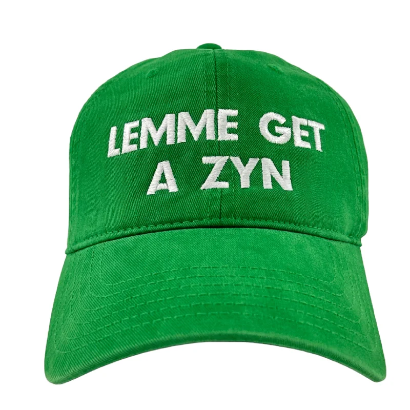 Beanies & headbands for fleece comfort-LEMME GET A ZYN HAT Custom Embroidered