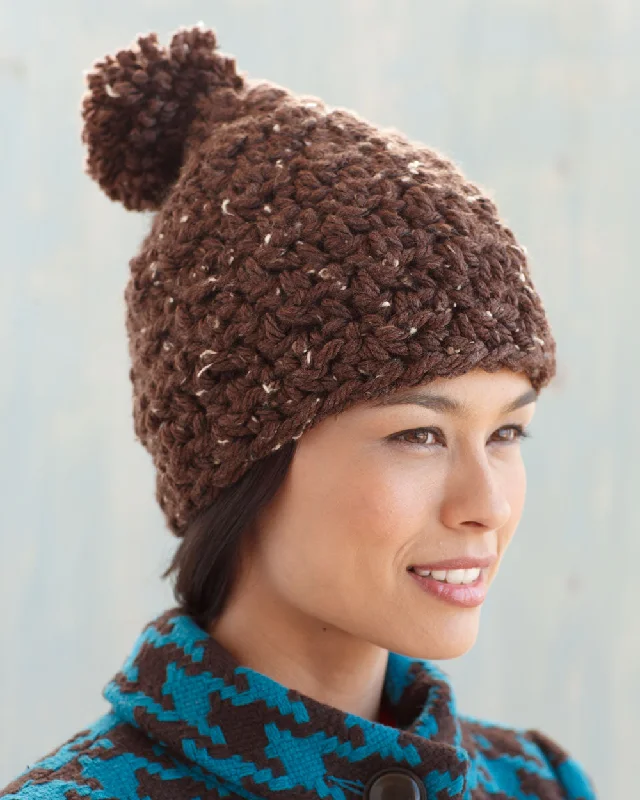 Beanies & headbands for fund drives-Apple Pie Hat Pattern (Crochet) - Version 2