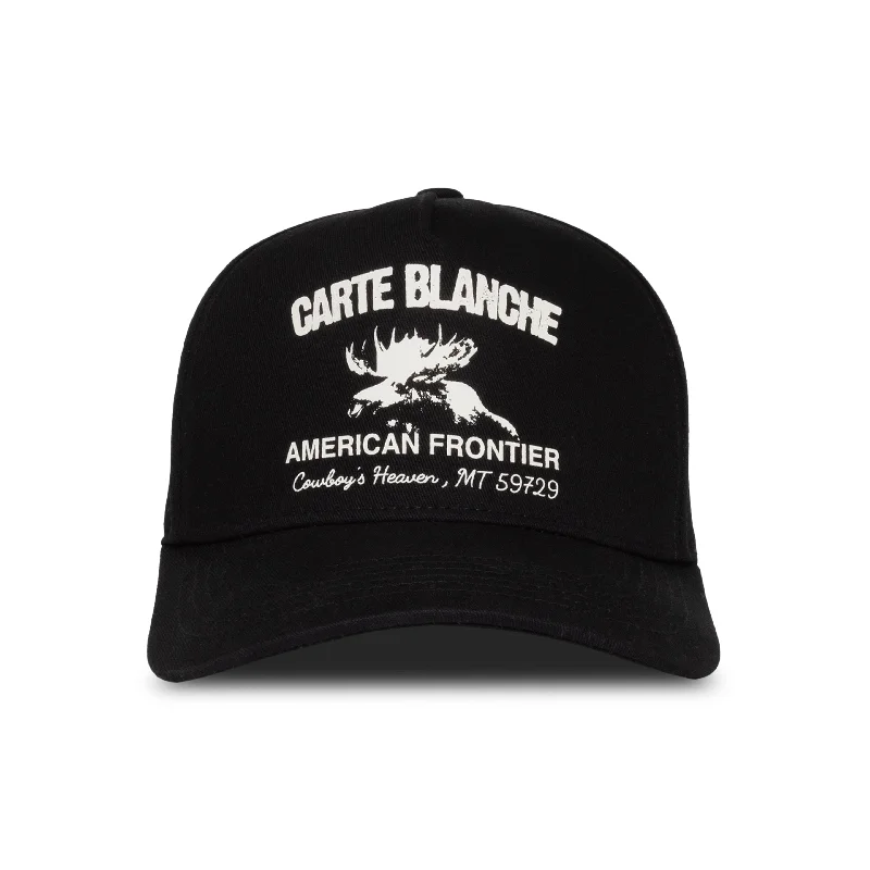 Beanies & headbands for all parties-The American Frontier Snapback // Black