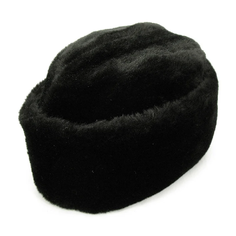 Beanies & headbands for thick layers-Cossack Hat - Black