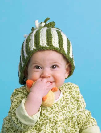 Beanies & headbands for no itch-Squiggles and Grins Baby Hat Pattern (Crochet)