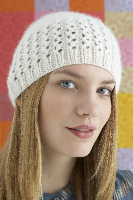 Beanies & headbands for calm wears-Lovely Lace Cap (Knit)