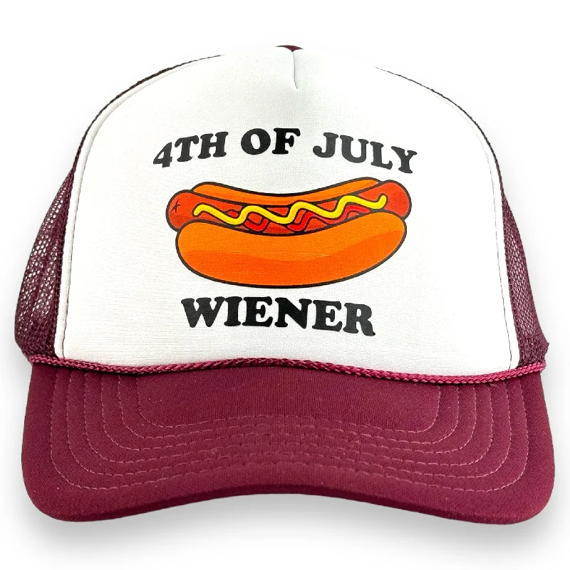 Beanies & headbands for tough use-4th OF JULY WIENER HAT Printed