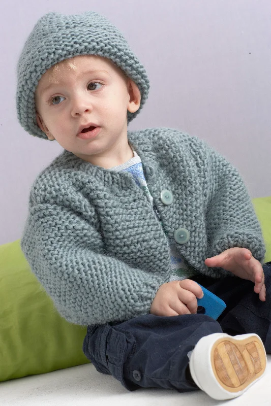 Beanies & headbands for peace time-Norland Cardigan and Hat Pattern (Knit)