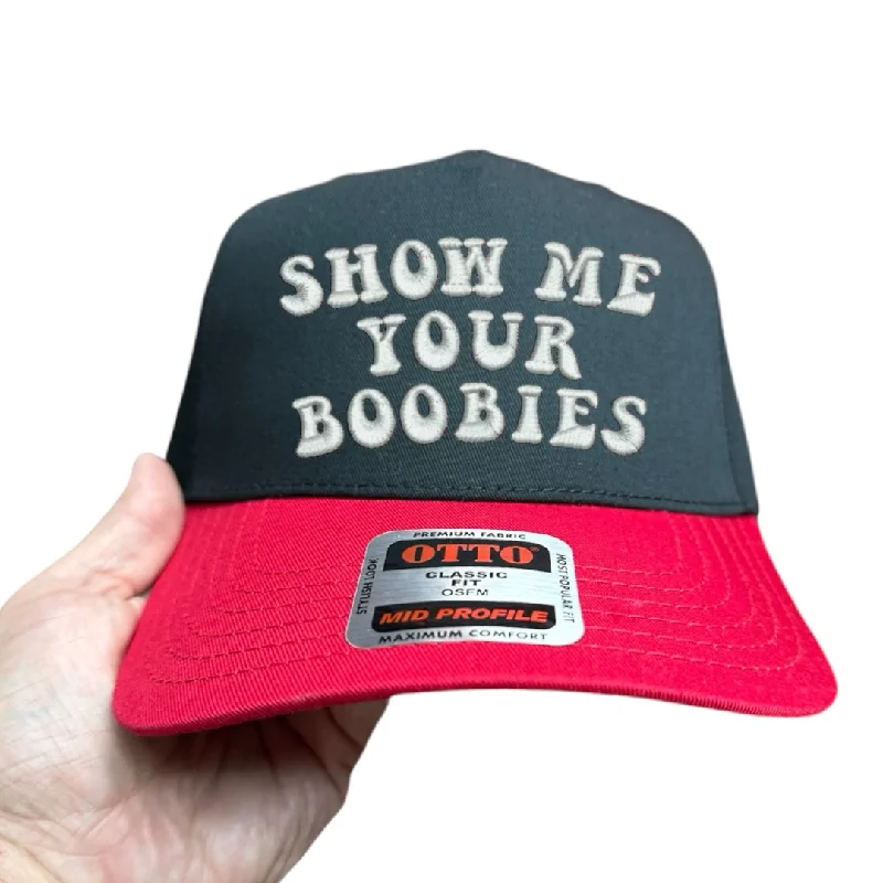 Beanies & headbands for spirit lifts-SHOW ME YOUR BOOBIES HAT