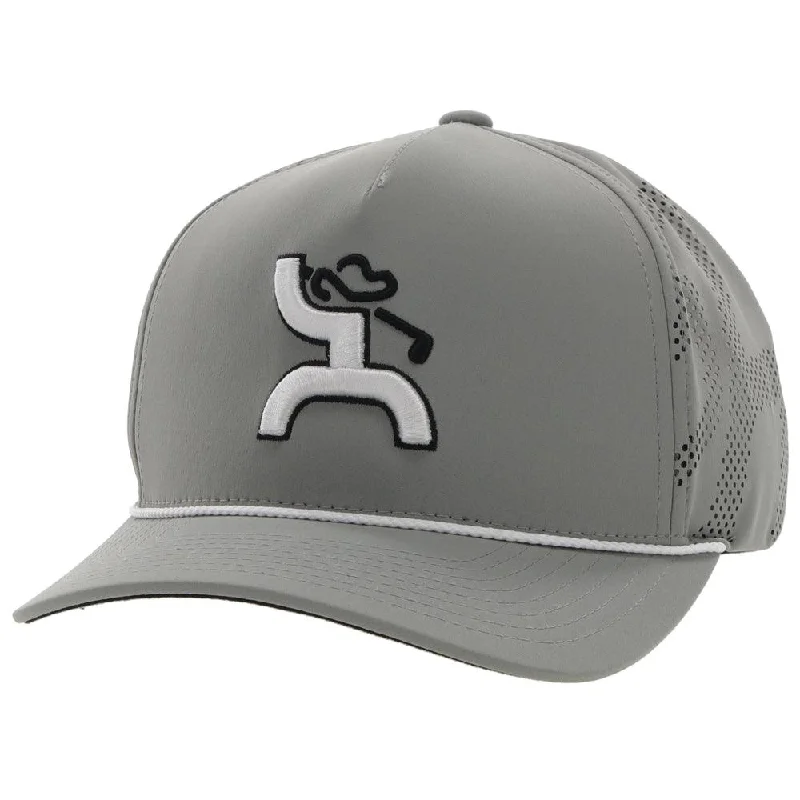 Beanies & headbands for neutral hues-Youth "Golf" Grey Hat