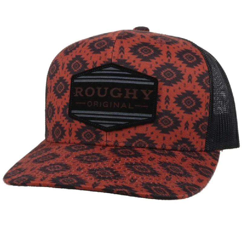 Beanies & headbands for extra flair-"Roughy" Tribe Youth Print/Black Hat