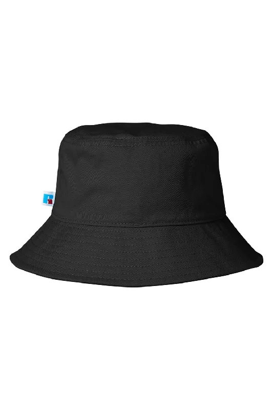 Bucket hats vintage sale-Wool hats for pet cars-Russell Athletic Mens Core Bucket Hat - Black