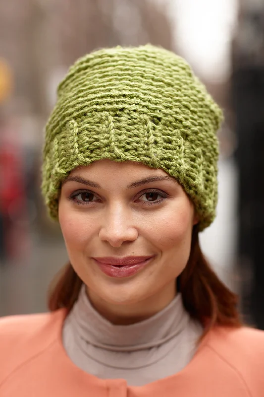 Beanies & headbands for green luck-Clean Lines Crochet Hat Pattern