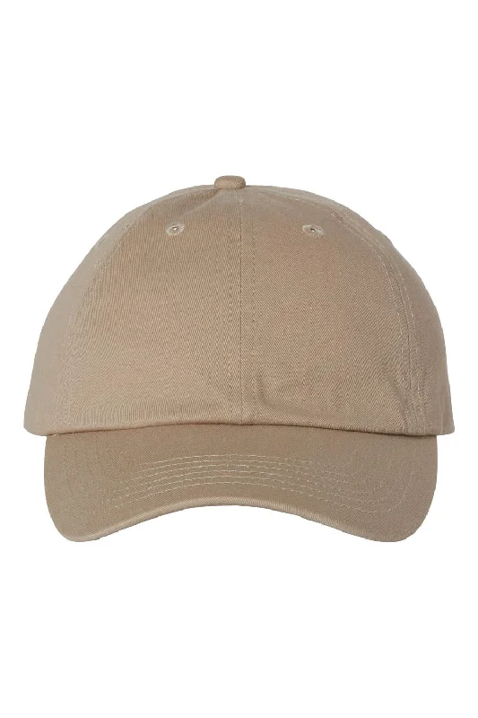 Mens hats with dense patches-Mens hats for sharp style-Valucap Mens Adult Bio-Washed Classic Adjustable Dad Hat - Khaki Brown