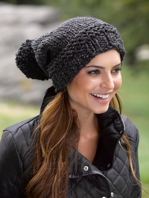 Beanies & headbands for tech geeks-Pompoms Hat Pattern (Knit) - Version 3