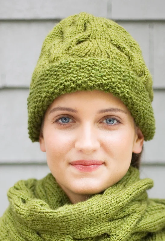 Beanies & headbands for pure fibers-Barbara Hat Pattern (Knit)