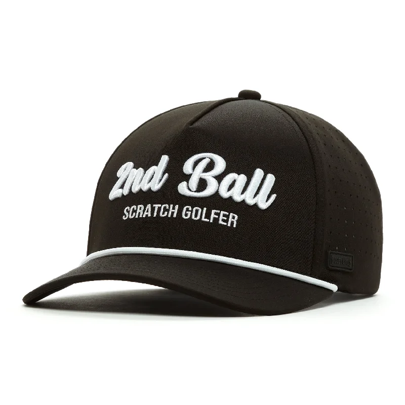 Beanies & headbands for green crafts-2nd Ball Scratch Golfer - Performance Golf Rope Hat - Snapback