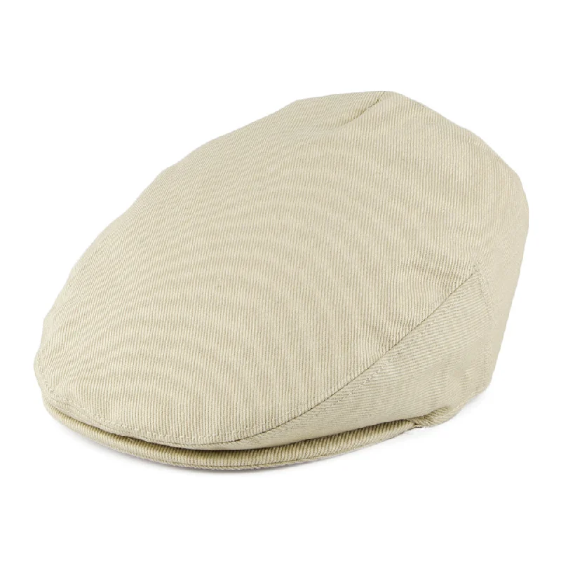 Beanies & headbands for crew looks-Kids Cotton Flat Cap - Beige