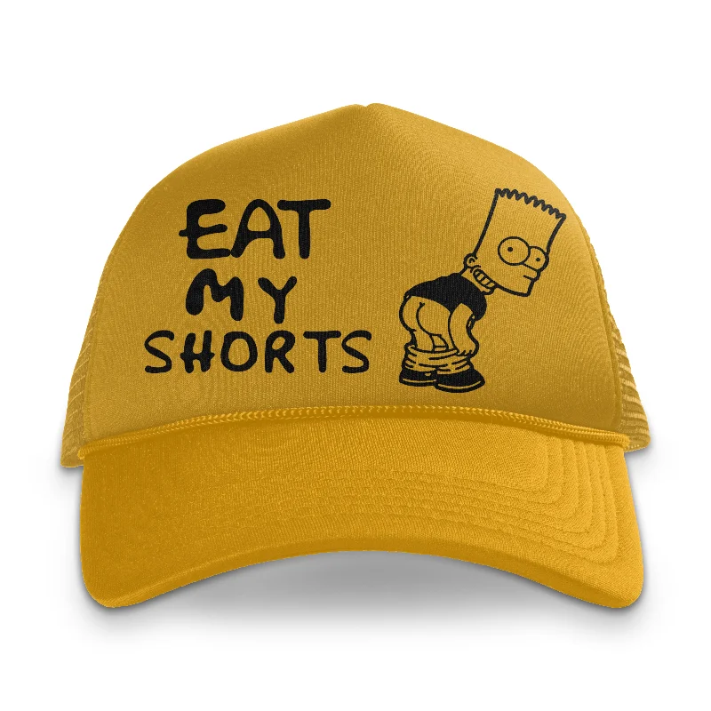 Beanies & headbands for island vibes-Eat My Shorts Custom Printed Hat