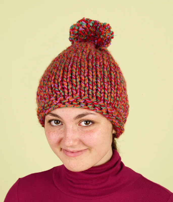 Beanies & headbands for campfires-Radiant Hat Pattern (Knit) - Version 2