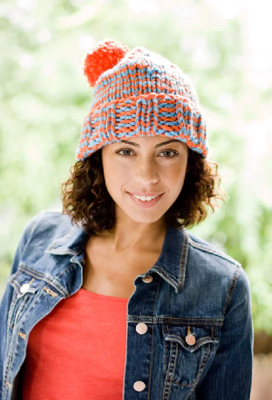 Beanies & headbands for pack fits-Hometown Hat Pattern (Knit) - Version 1