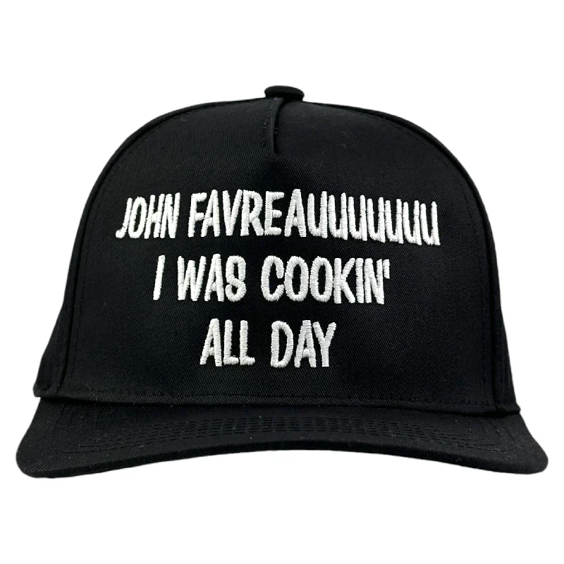 Beanies & headbands for green life-JOHN FAVREAUUUUUUU I WAS COOKIN ALL DAY HAT