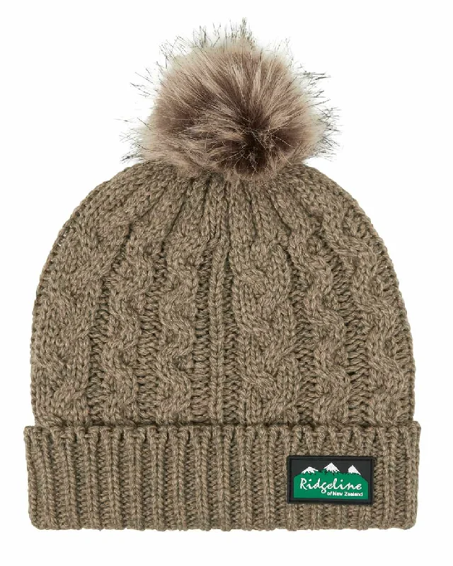 Beanies & headbands for week fits-Ridgeline Nordic Fleck Bobble Hat